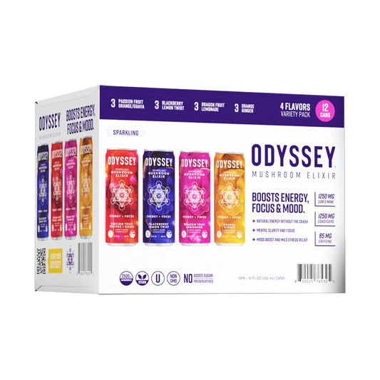 Odyssey Mushroom Sparkling Elixir -12oz / 12pcs