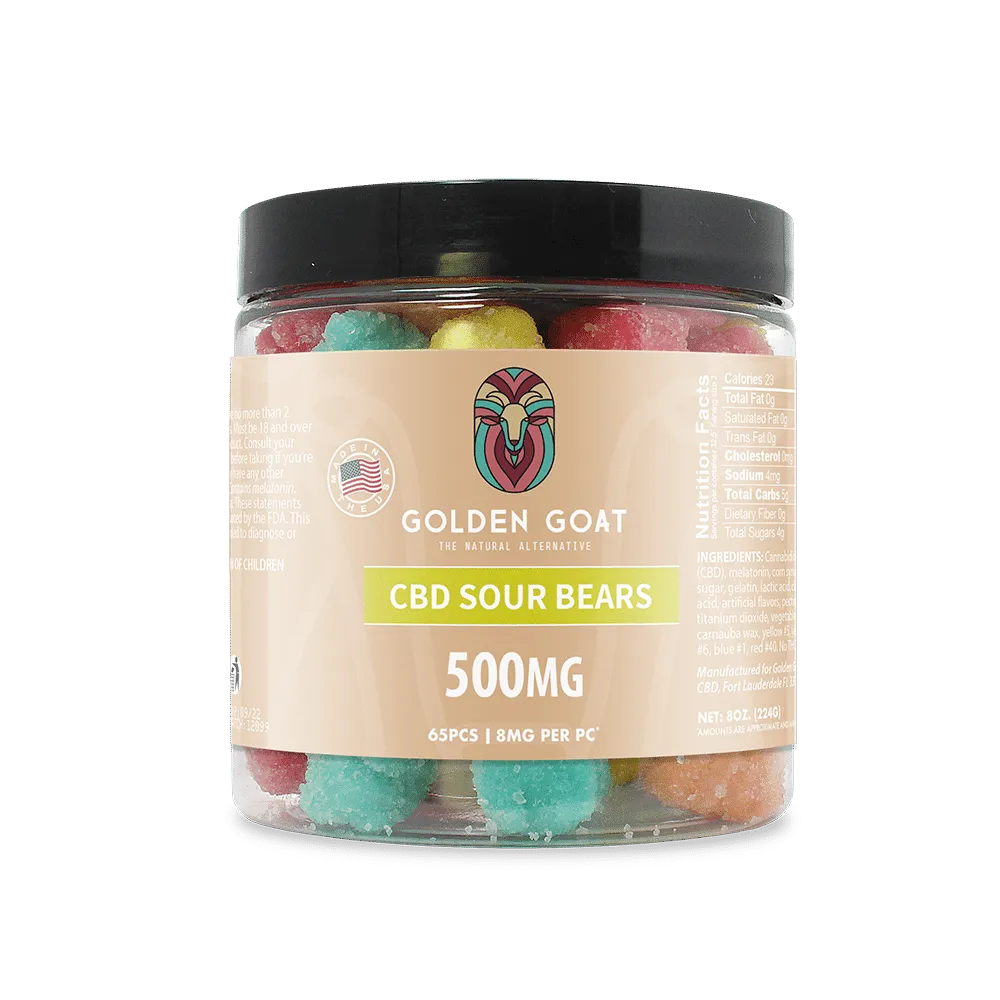 CBD Gummies 500MG -Sour Bears