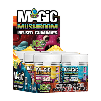 JGO Magic Mushroom Gummies, 5000 mg, 20 ct