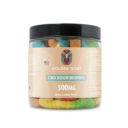 CBD Gummies 500MG -Sour Worms