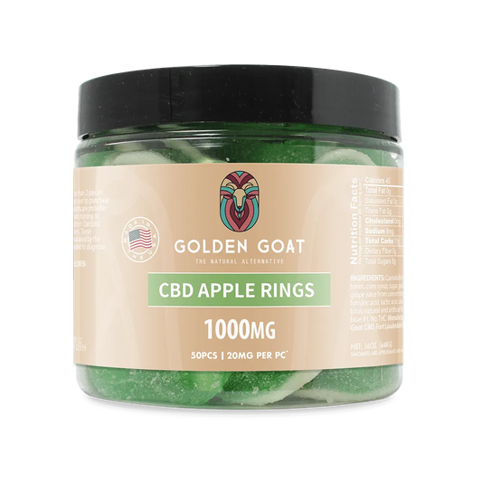 CBD Gummies 1000MG - Apple Rings