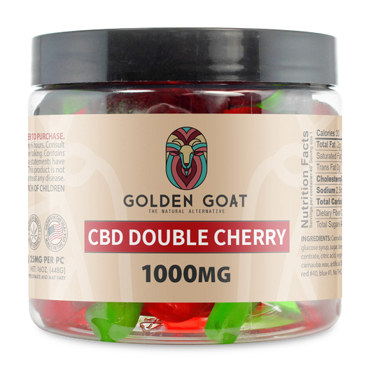 CBD Gummies 1000MG - Double Cherry