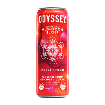 Odyssey Mushroom Sparkling Elixir | 12oz | 12pc Case