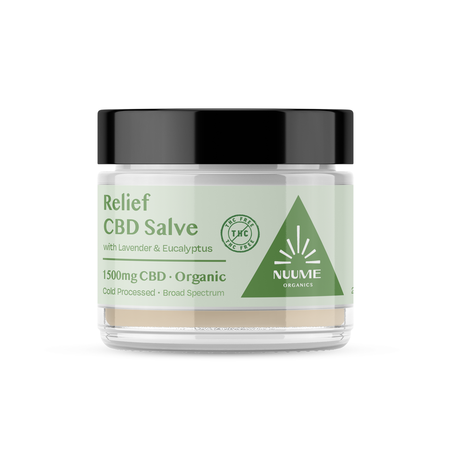 Organic CBD THC-Free Salve - Extra Strength 1500mg - Broad Spectrum