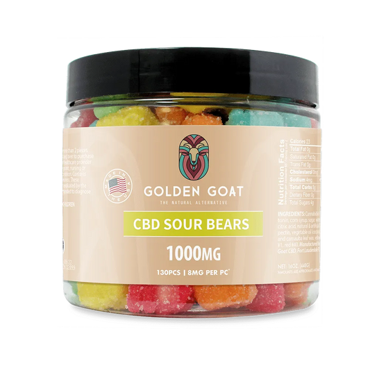 CBD Gummies 1000MG - Sour Bears